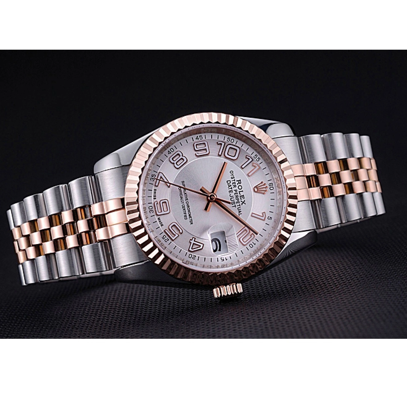 Good copy rolex watches and White DateJust 622544 Rolex Dial Bracelet Stainless Steel Gold 0707